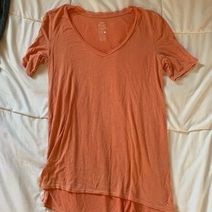 Orange V neck
